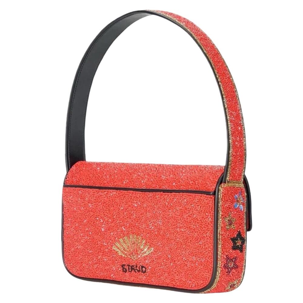 Staud Tommy Bag Purse Year of the Horse Red Black Beaded Limited Run NEW Tags - Picture 3 of 14